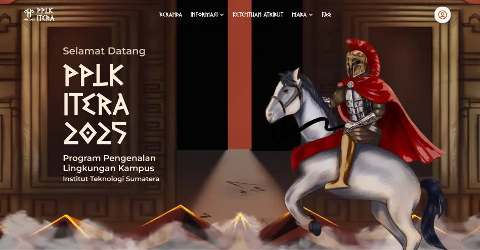 Website Penerimaan Mahasiswa Baru ITERA 2025 — Penerimaan Mahasiswa Baru ITERA